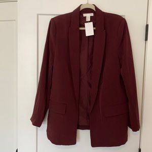 H&M blazer - Bordeaux color, 12